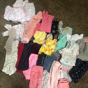 Baby girls 0-3 3-6 month lot